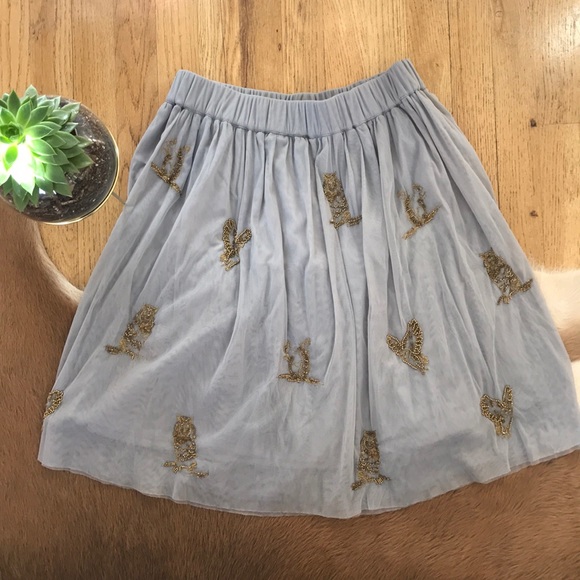 Anthropologie Dresses & Skirts - Amazing Beaded Tulle Skirt